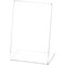 Plymor Clear Acrylic Sign Display / Literature Holder (Angled), 4" W x 6" H